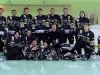 Die Phantoms mit der Trophäe für den 2.Platz in der Playoff Gruppe G! 12.4.2008